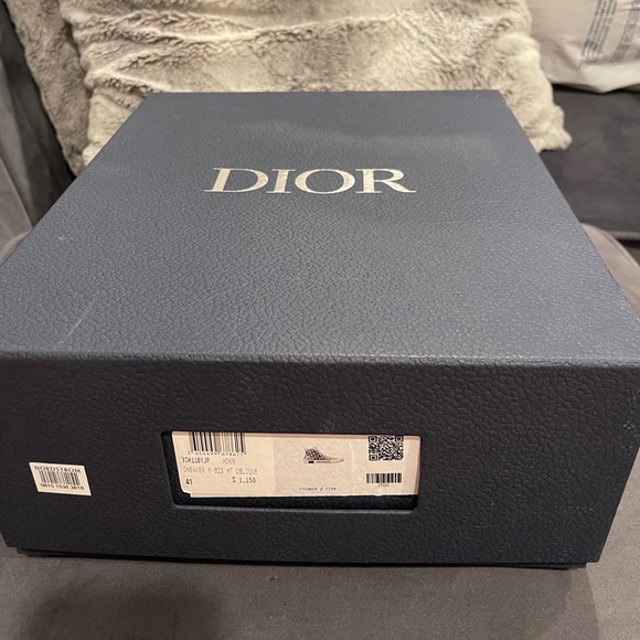 DIOR HIGH TOP SNEAKERS (MEN) SIZE 41 - Picture 10 of 11